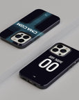 Phone case with the Olympique Marseille 2025-26 Away football shirt design by RIPA Football