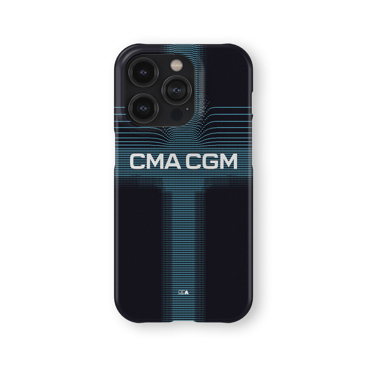 Phone case with the Olympique Marseille 2025-26 Away football shirt design by RIPA Football