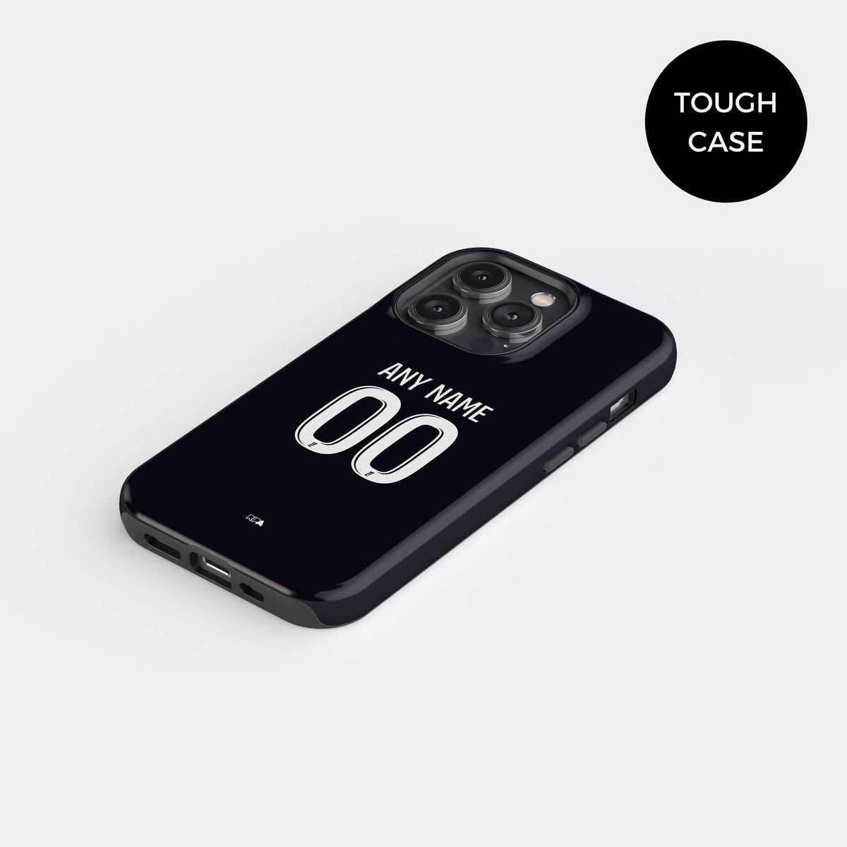 Phone case with the Olympique Marseille 2025-26 Away football shirt design by RIPA Football