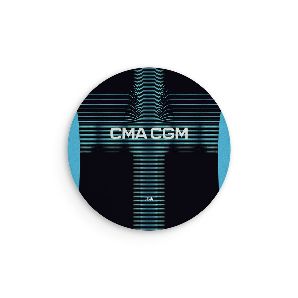 Mouse pad with the Olympique Marseille 2025-26 Away football shirt design by RIPA Football