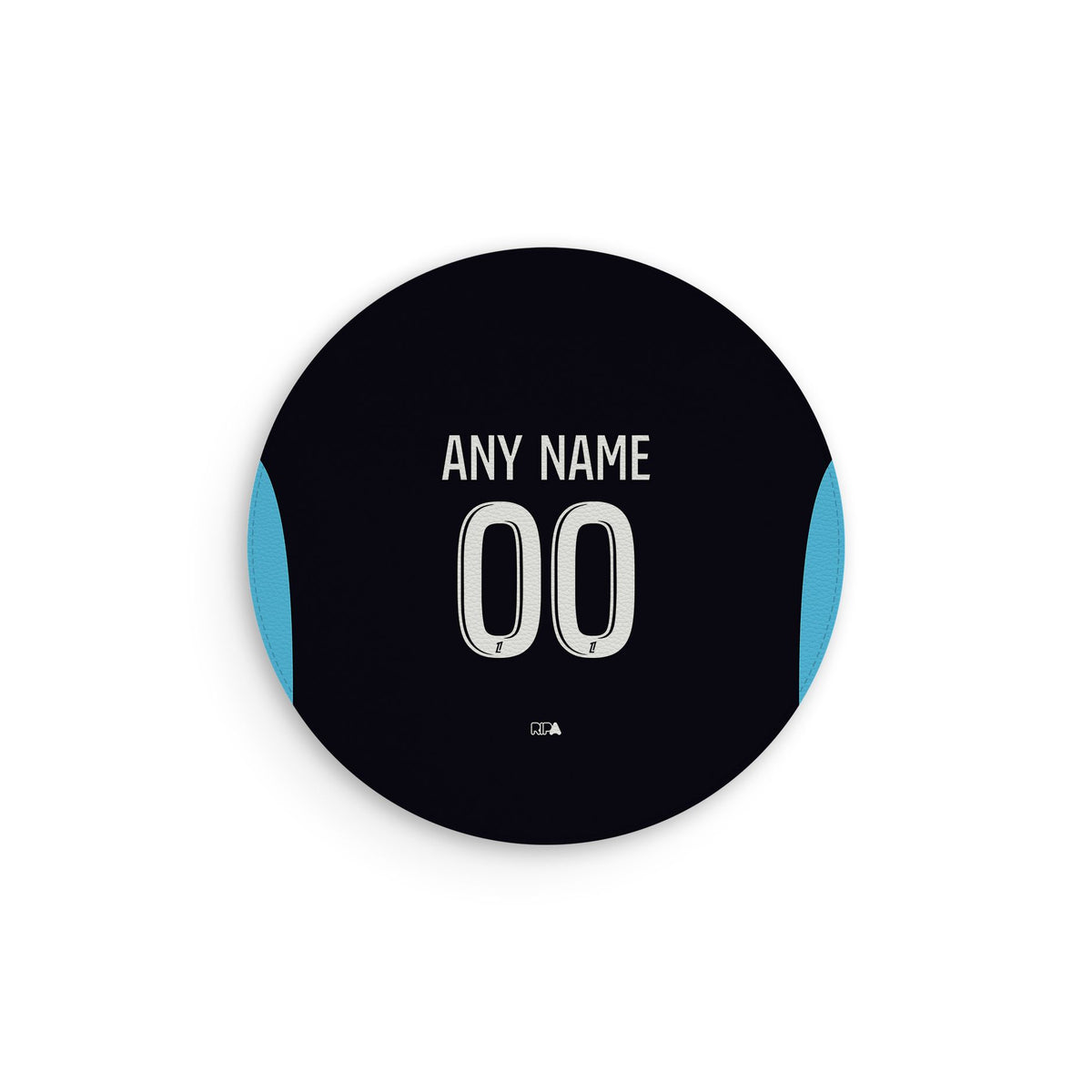 Mouse pad with the Olympique Marseille 2025-26 Away football shirt design by RIPA Football