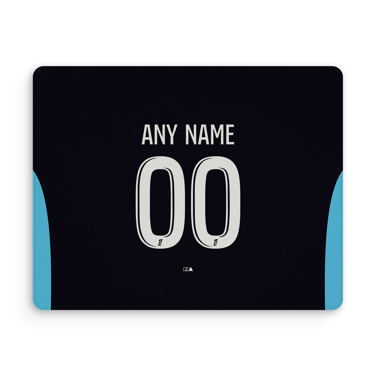 Mouse pad with the Olympique Marseille 2025-26 Away football shirt design by RIPA Football