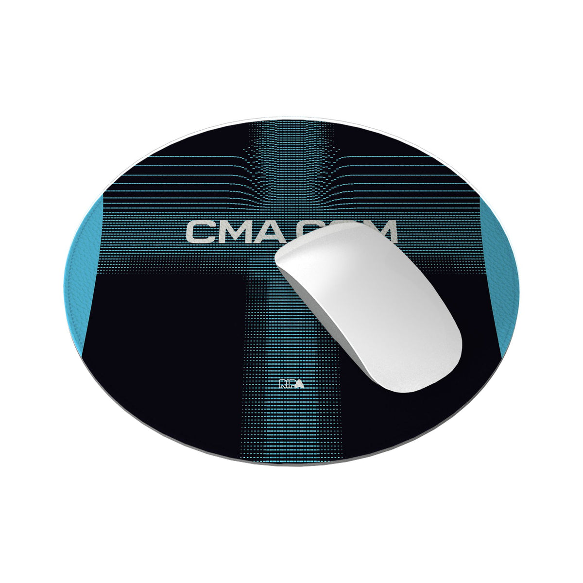 Mouse pad with the Olympique Marseille 2025-26 Away football shirt design by RIPA Football