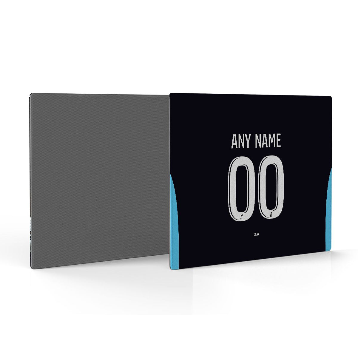 Mouse pad with the Olympique Marseille 2025-26 Away football shirt design by RIPA Football