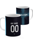 Mug with the Olympique Marseille 2025-26 Away football shirt design by RIPA Football