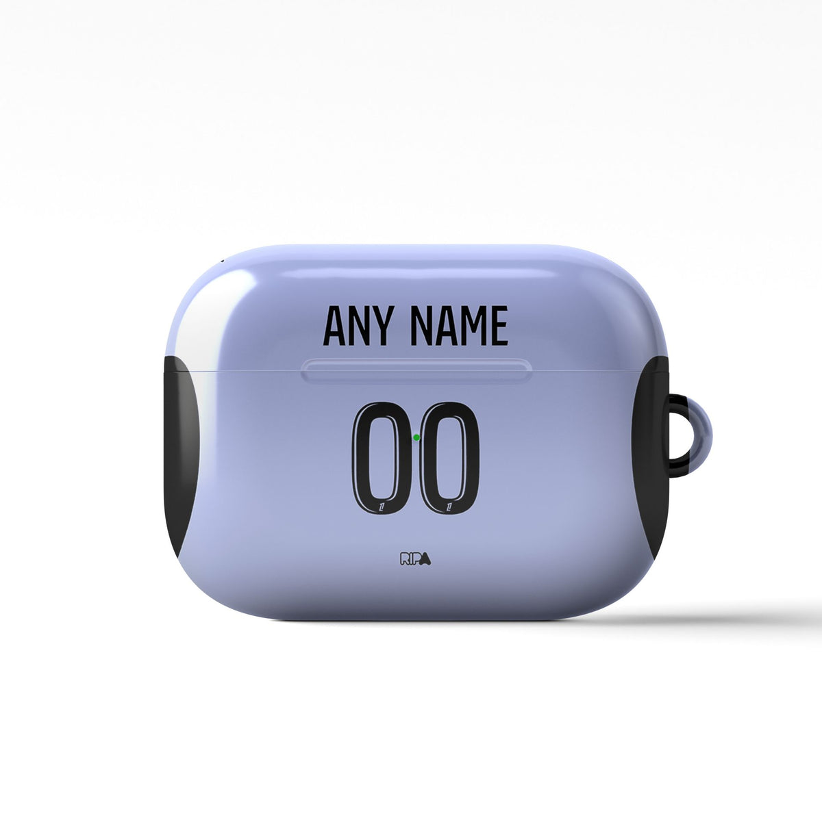 AirPods case with the Olympique Marseille 2026-27 Third football shirt design by RIPA Football