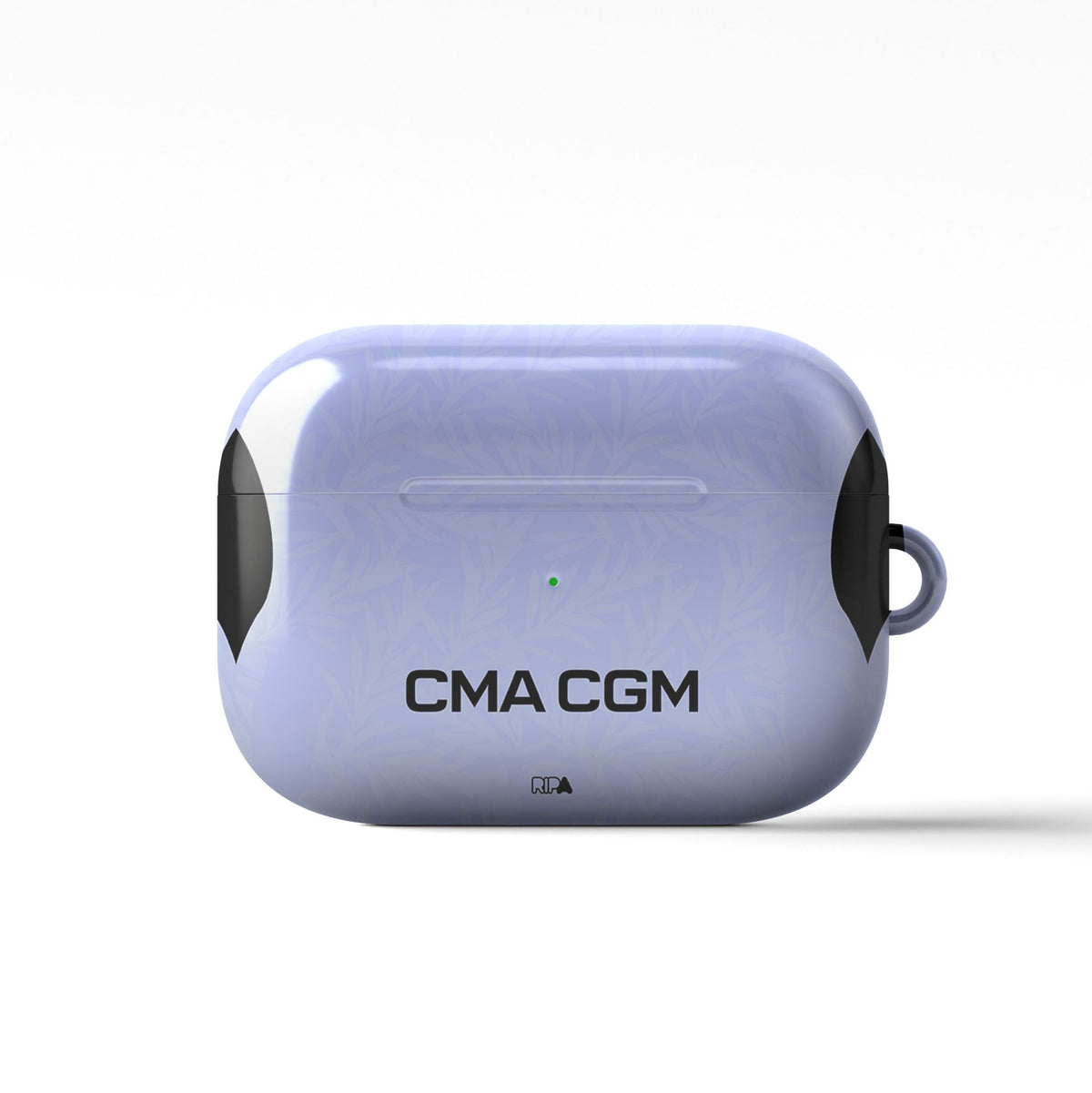 AirPods case with the Olympique Marseille 2026-27 Third football shirt design by RIPA Football