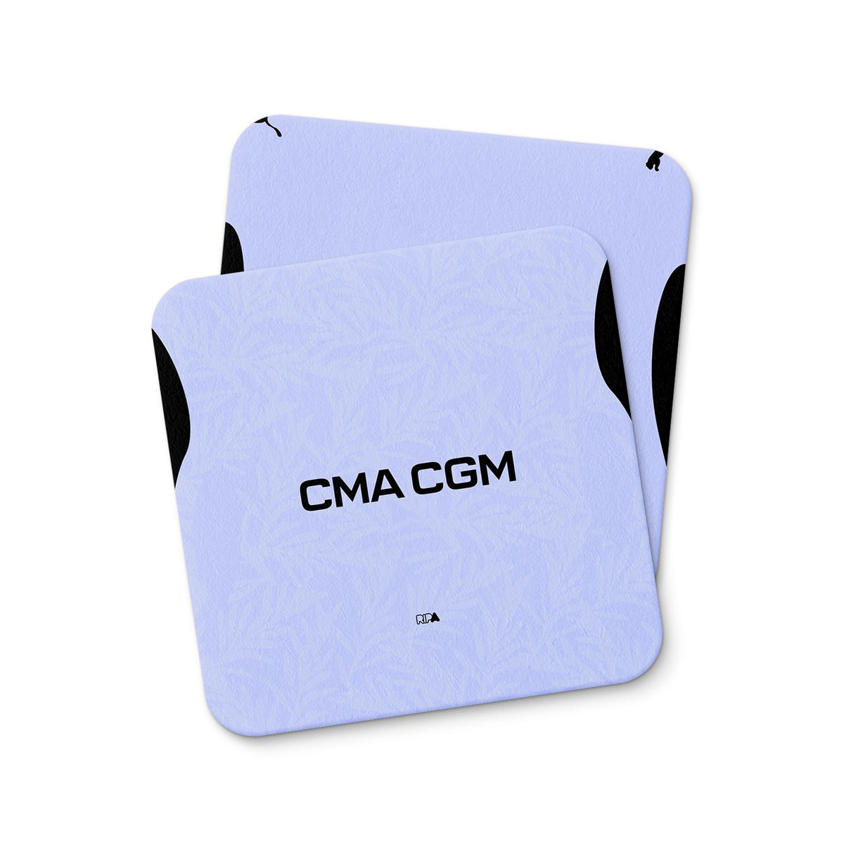 Coaster with the Olympique Marseille 2026-27 Third football shirt design by RIPA Football