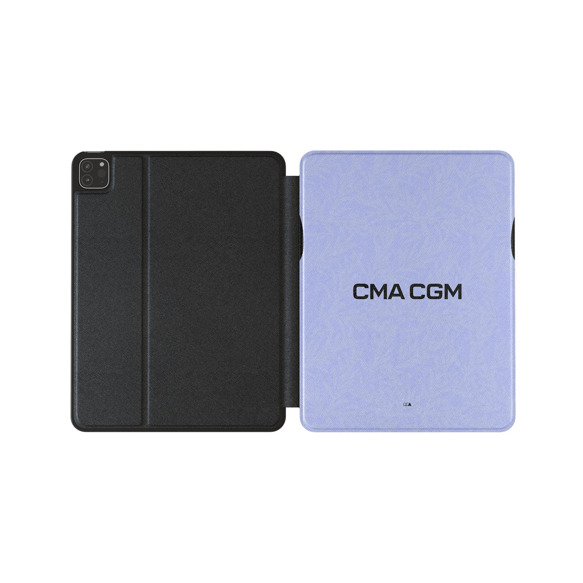 iPad case with the Olympique Marseille 2026-27 Third football shirt design by RIPA Football