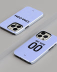 Phone case with the Olympique Marseille 2026-27 Third football shirt design by RIPA Football