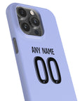 Phone case with the Olympique Marseille 2026-27 Third football shirt design by RIPA Football