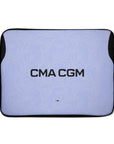 Laptop sleeve with the Olympique Marseille 2026-27 Third football shirt design by RIPA Football