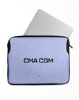 Laptop sleeve with the Olympique Marseille 2026-27 Third football shirt design by RIPA Football