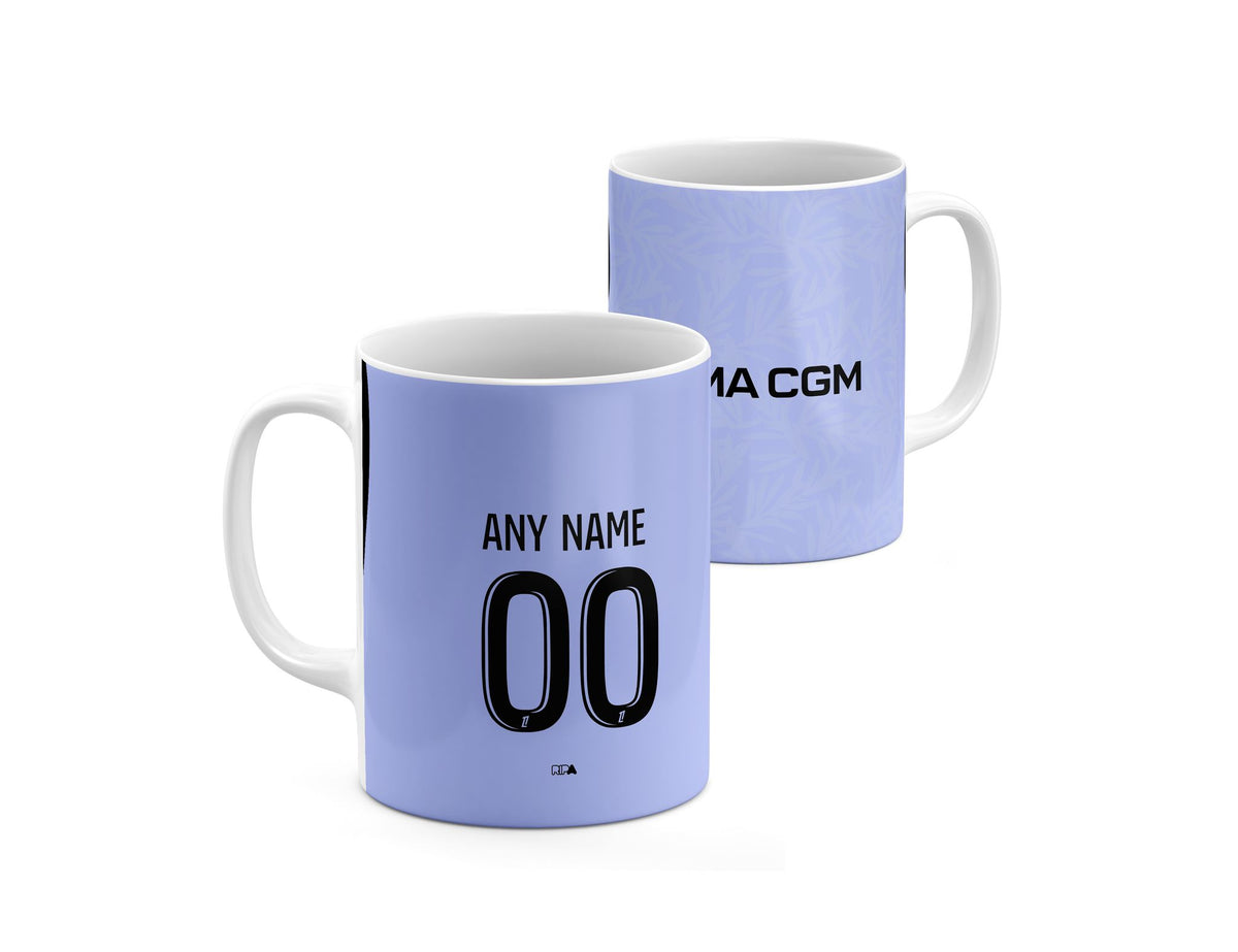 Mug with the Olympique Marseille 2026-27 Third football shirt design by RIPA Football