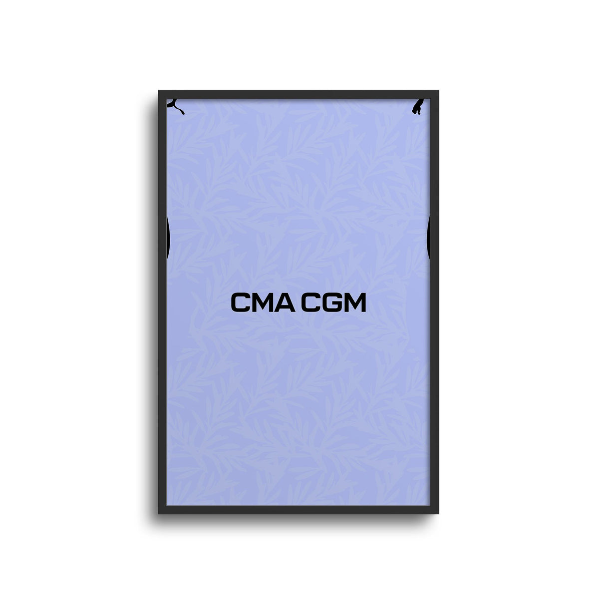 Print with the Olympique Marseille 2026-27 Third football shirt design by RIPA Football