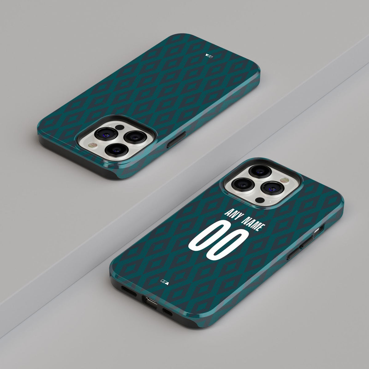 Phone case with the Monaco 2024-25 Prematch football shirt design by RIPA Football