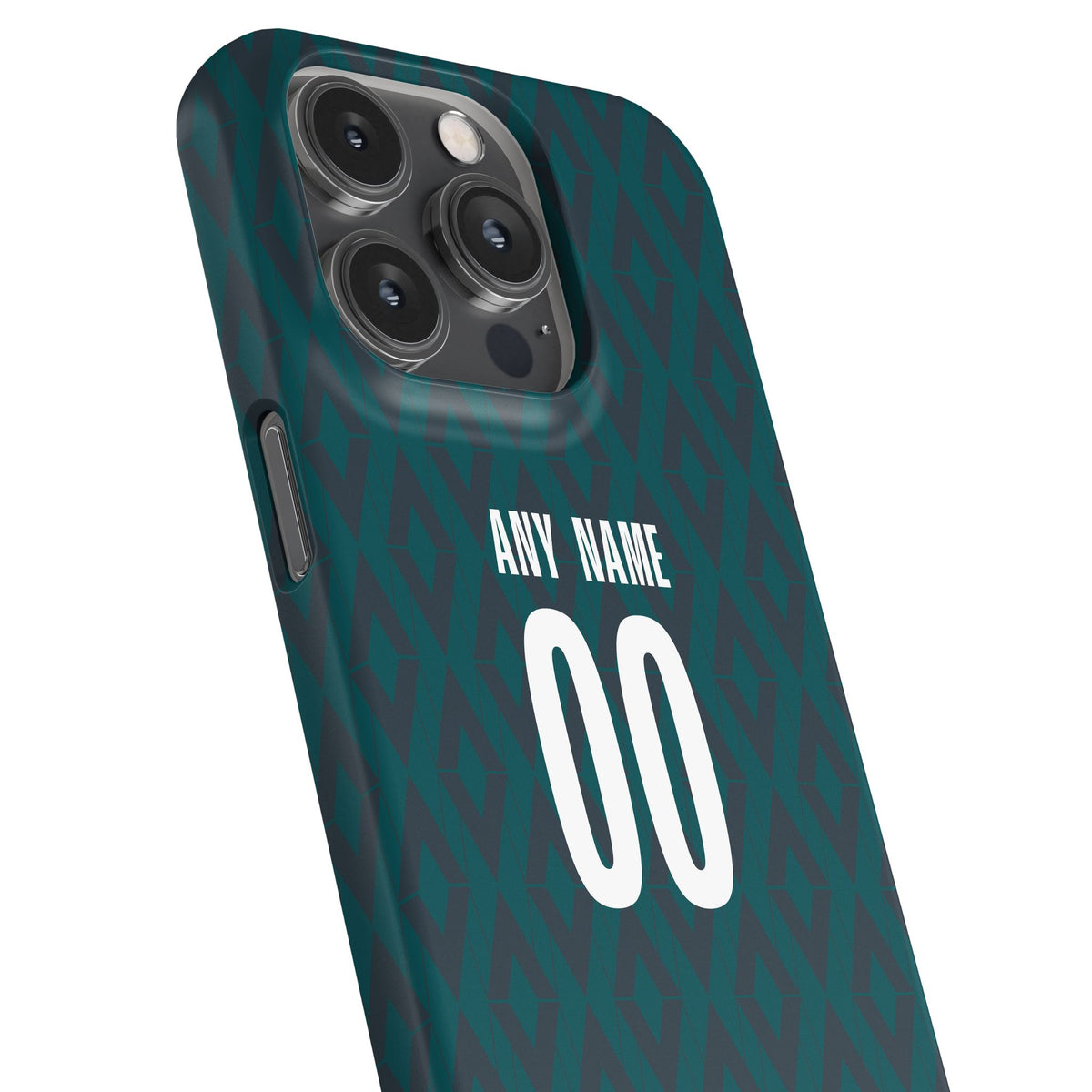 Phone case with the Monaco 2024-25 Prematch football shirt design by RIPA Football