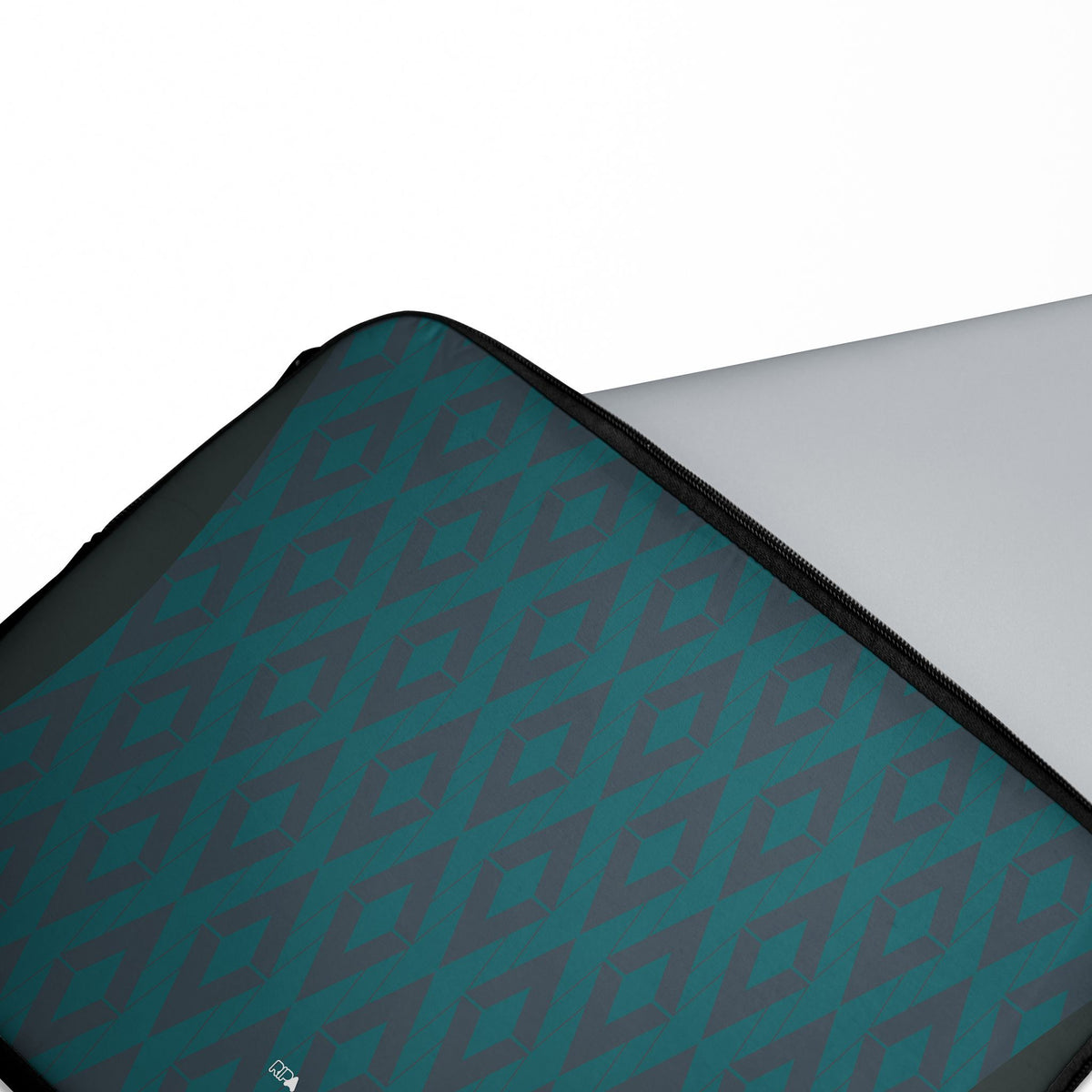 Laptop sleeve with the Monaco 2024-25 Prematch football shirt design by RIPA Football