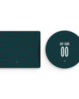 Mouse pad with the Monaco 2024-25 Prematch football shirt design by RIPA Football