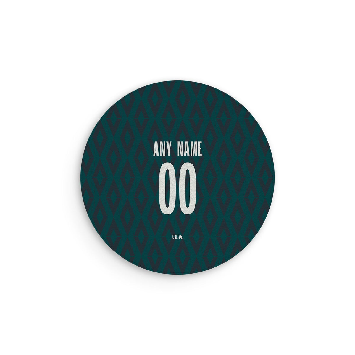 Mouse pad with the Monaco 2024-25 Prematch football shirt design by RIPA Football