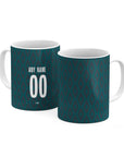 Mug with the Monaco 2024-25 Prematch football shirt design by RIPA Football