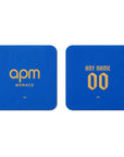 Coaster with the Monaco 2025-26 Away football shirt design by RIPA Football
