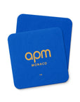 Coaster with the Monaco 2025-26 Away football shirt design by RIPA Football