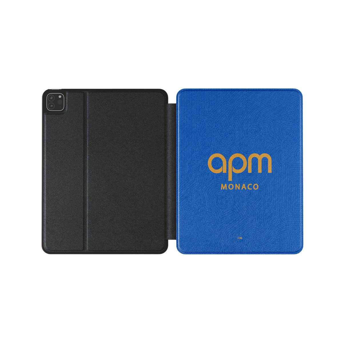 iPad case with the Monaco 2025-26 Away football shirt design by RIPA Football