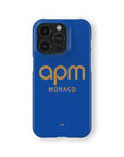 Phone case with the Monaco 2025-26 Away football shirt design by RIPA Football