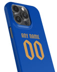 Phone case with the Monaco 2025-26 Away football shirt design by RIPA Football