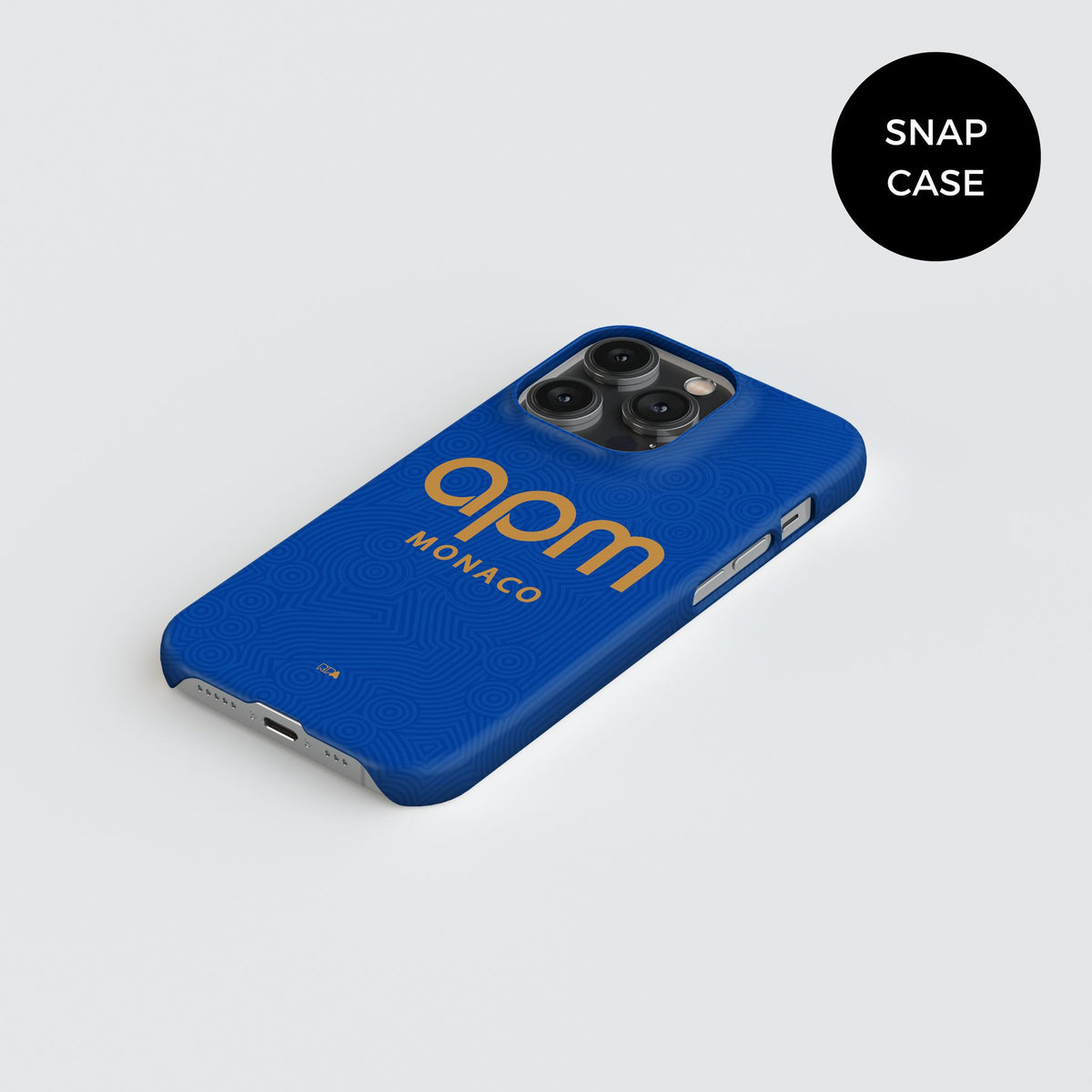 Phone case with the Monaco 2025-26 Away football shirt design by RIPA Football