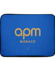 Laptop sleeve with the Monaco 2025-26 Away football shirt design by RIPA Football