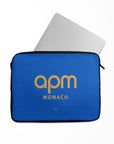 Laptop sleeve with the Monaco 2025-26 Away football shirt design by RIPA Football