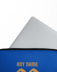 Laptop sleeve with the Monaco 2025-26 Away football shirt design by RIPA Football