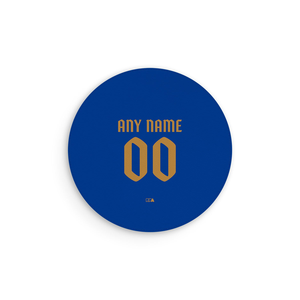 Mouse pad with the Monaco 2025-26 Away football shirt design by RIPA Football