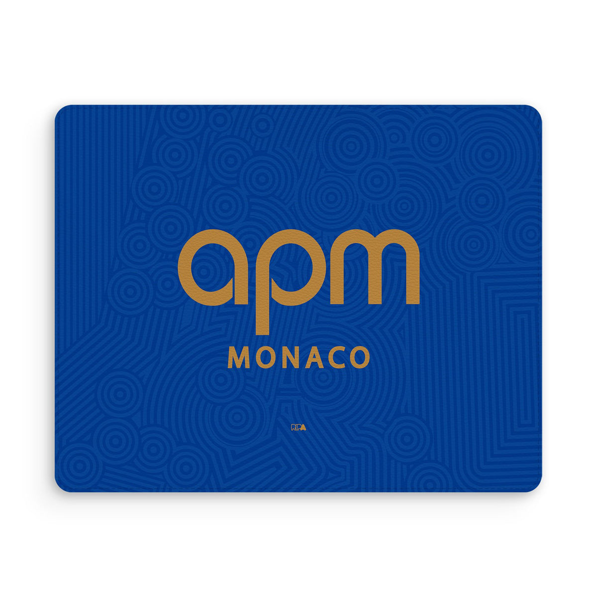 Mouse pad with the Monaco 2025-26 Away football shirt design by RIPA Football