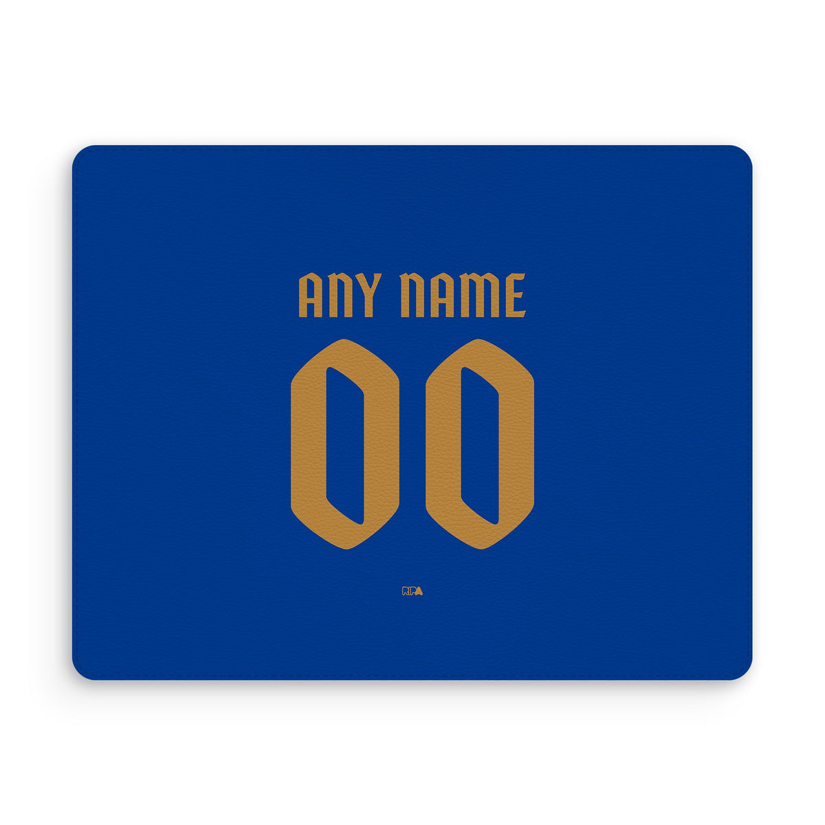 Mouse pad with the Monaco 2025-26 Away football shirt design by RIPA Football