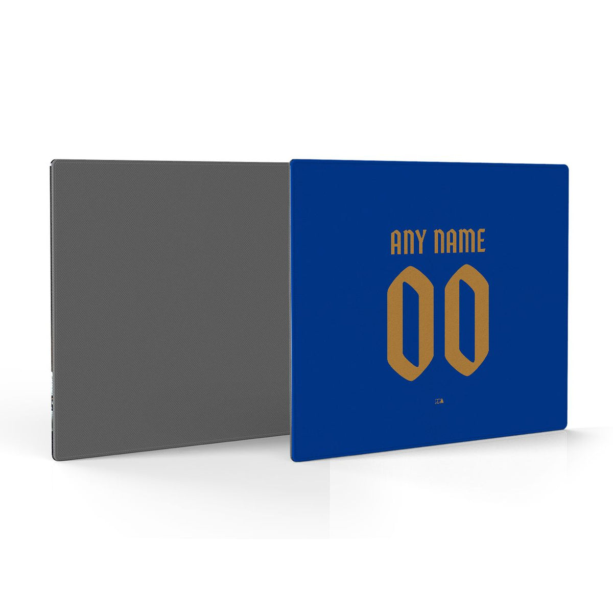 Mouse pad with the Monaco 2025-26 Away football shirt design by RIPA Football