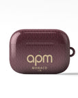 AirPods case with the Monaco 2026-27 Away football shirt design by RIPA Football