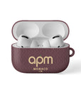 AirPods case with the Monaco 2026-27 Away football shirt design by RIPA Football