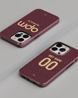 Phone case with the Monaco 2026-27 Away football shirt design by RIPA Football