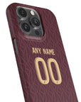 Phone case with the Monaco 2026-27 Away football shirt design by RIPA Football