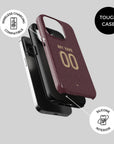Phone case with the Monaco 2026-27 Away football shirt design by RIPA Football