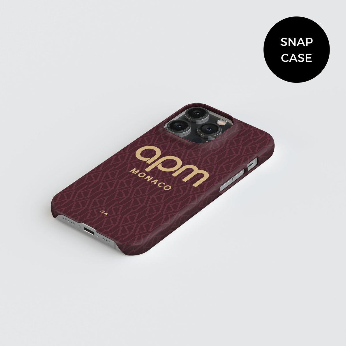 Phone case with the Monaco 2026-27 Away football shirt design by RIPA Football