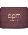 Laptop sleeve with the Monaco 2026-27 Away football shirt design by RIPA Football