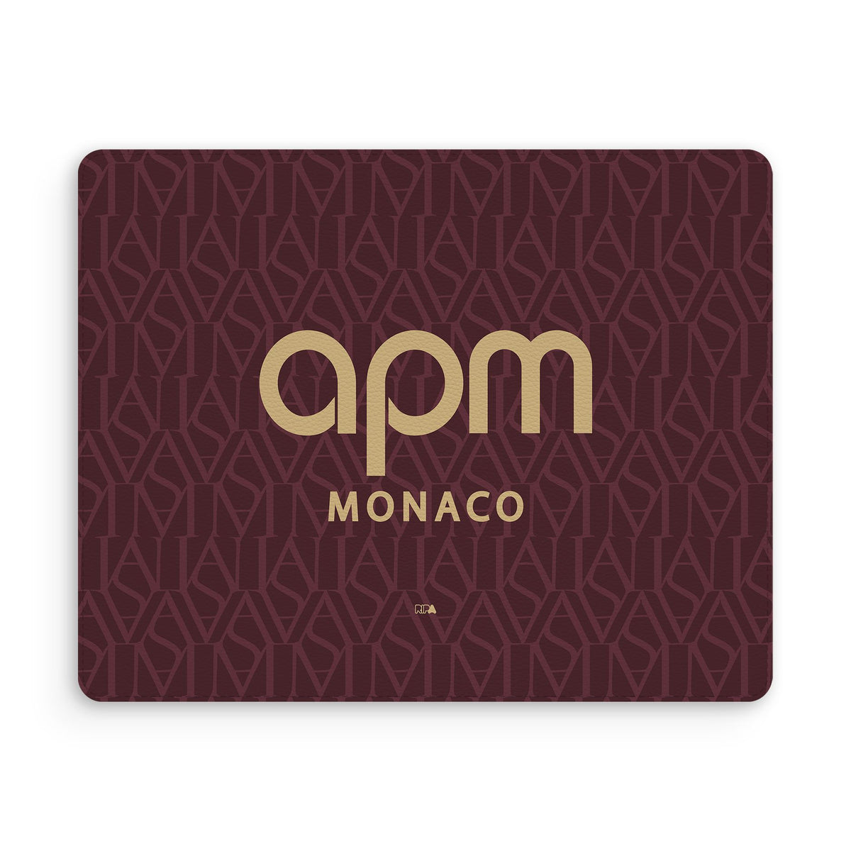 Mouse pad with the Monaco 2026-27 Away football shirt design by RIPA Football