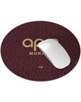Mouse pad with the Monaco 2026-27 Away football shirt design by RIPA Football