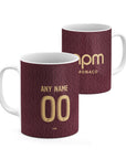 Mug with the Monaco 2026-27 Away football shirt design by RIPA Football