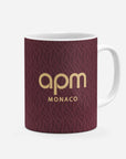 Mug with the Monaco 2026-27 Away football shirt design by RIPA Football