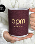 Mug with the Monaco 2026-27 Away football shirt design by RIPA Football